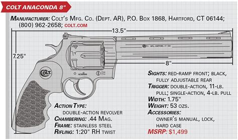 Colt Anaconda Specifications