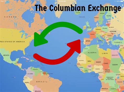 Columbian Exchange Map