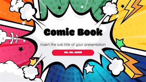 Comic Book Style PowerPoint Template