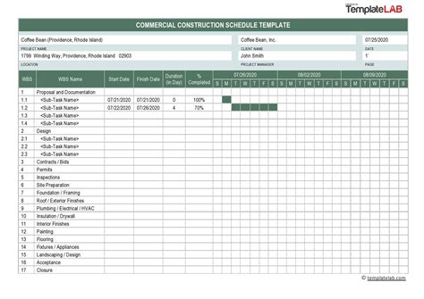 Commercial Building Construction Template