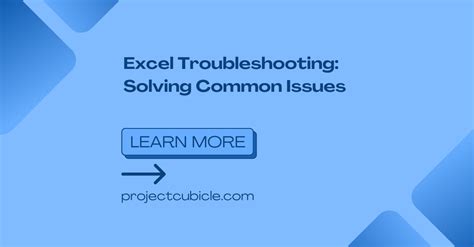 Common Issues in Excel