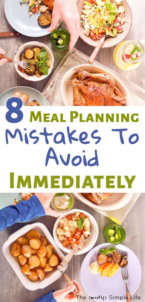 Common Meal Planning Mistakes