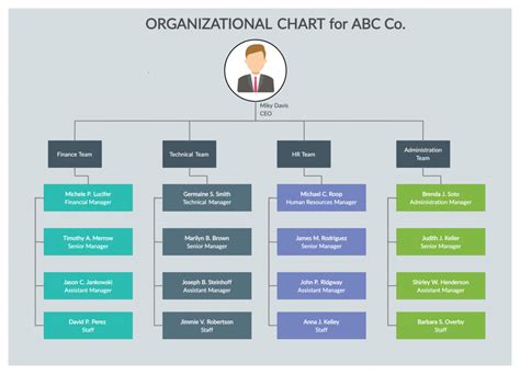 Common Types of Organizational Charts