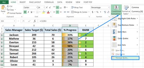 Conditional Formatting Dot in Excel