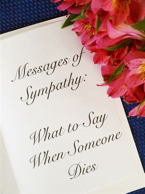 Condolence Message Ideas