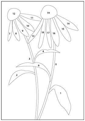 Cone Flower Template