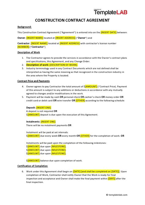 Contract Template PDF