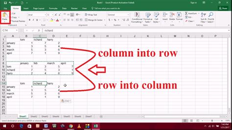 Converting Column Excel