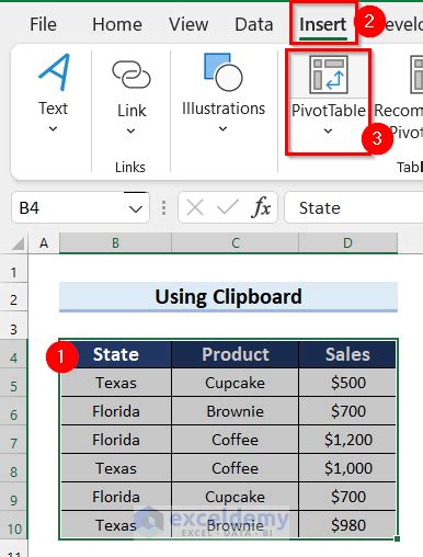 Copy Pivot Table Values With Formatting