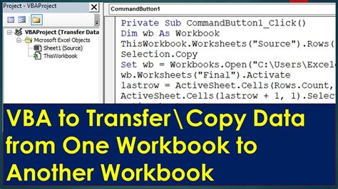 Copy Workbook Excel VBA