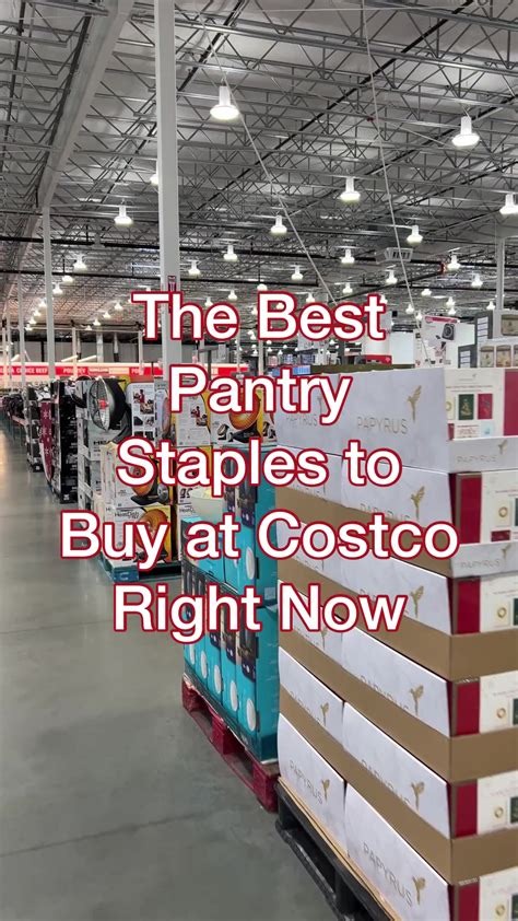 Pantry staples at Costco