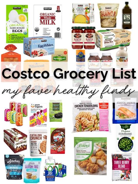 Costco SNAP Benefits Shopping List