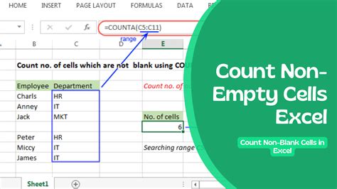 Counting Non-Empty Cells in Range