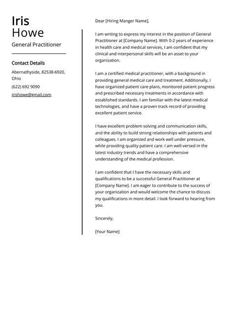 Google Docs Cover Letter Templates