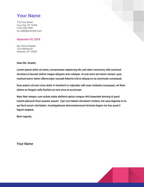 Google Docs Cover Letter Templates