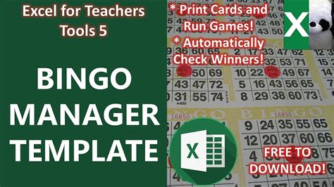 Create A Bingo Board In Excel Step 3