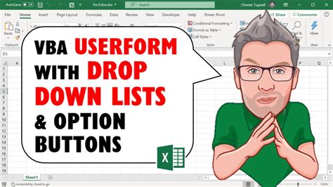 Create Drop Down List Using UserForm