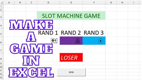 Create Games In Excel Easily