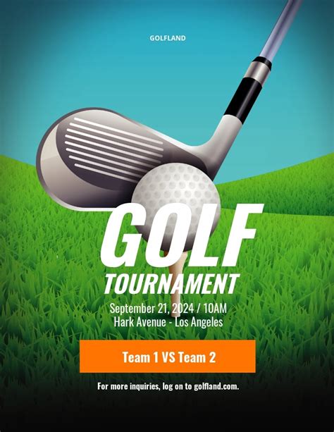 Create a Golf Outing Flyer Template in Microsoft Word