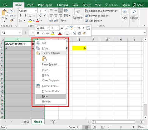 Conclusion of creating multiple-choice quizzes in Excel