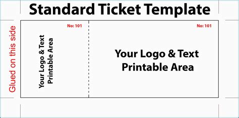 Create Raffle Ticket Template Excel