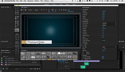 Create Templates In Adobe Premiere Pro