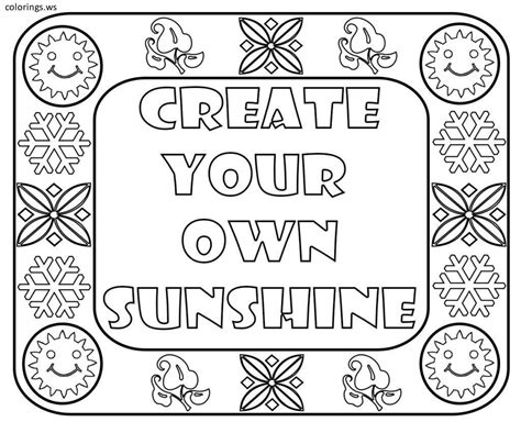 Create your own coloring pages