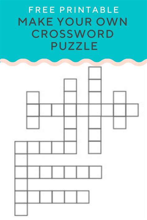 Create Your Own Crossword