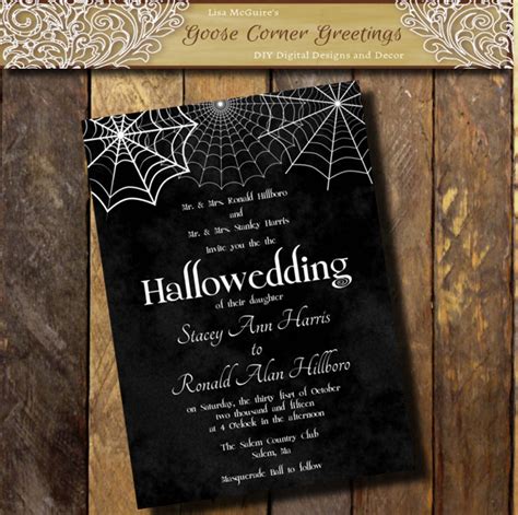 Create Your Perfect Halloween Wedding Invitation