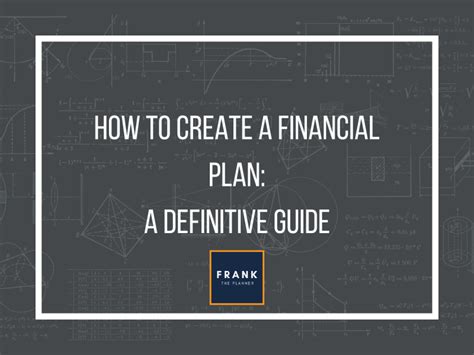 Create a Financial Plan