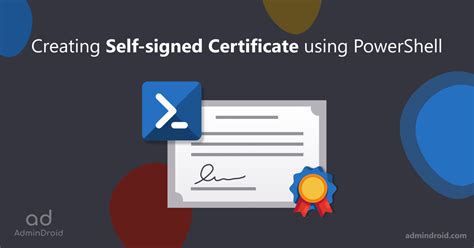 Create a Self-Signed Certificate