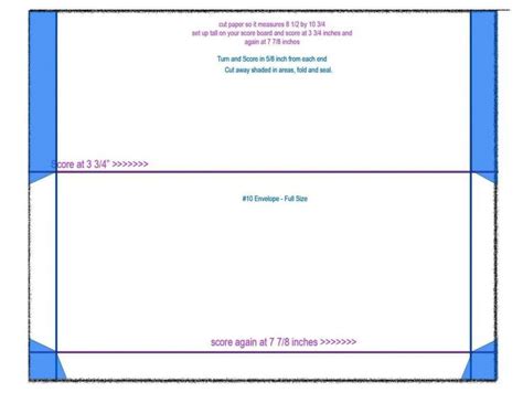 Create and Customize Envelope 10 Template