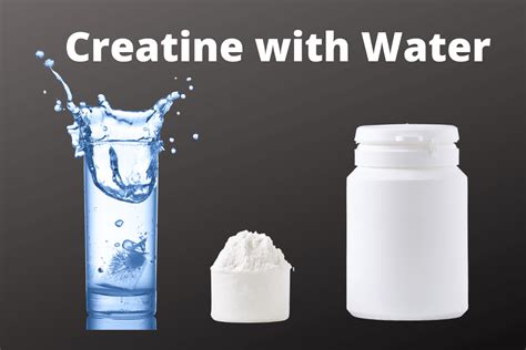 Creatine Needs Water