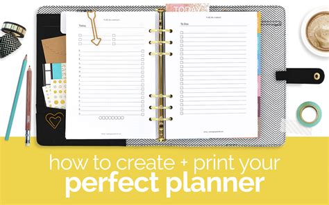 Creating a Customized Planner