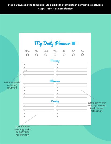 Creative Planner Template