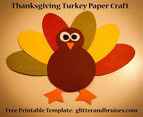 Creative ways to disguise a turkey template printable