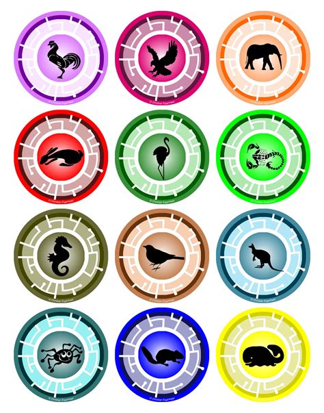 Creature Power Disc Printables