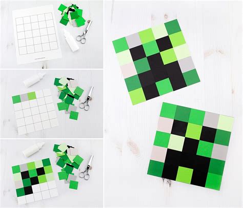 Creeper Face Craft Projects