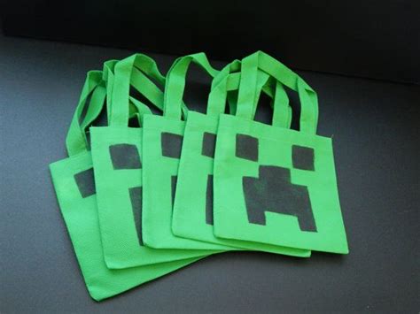 Creeper Face Treat Bags