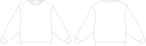 Crew Neck Template Free Download