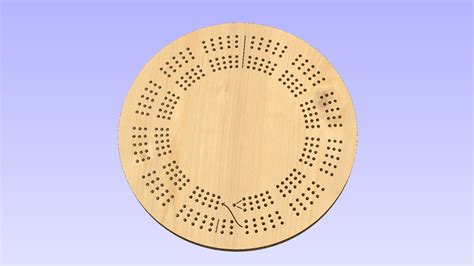 Cribbage Board Template Printable