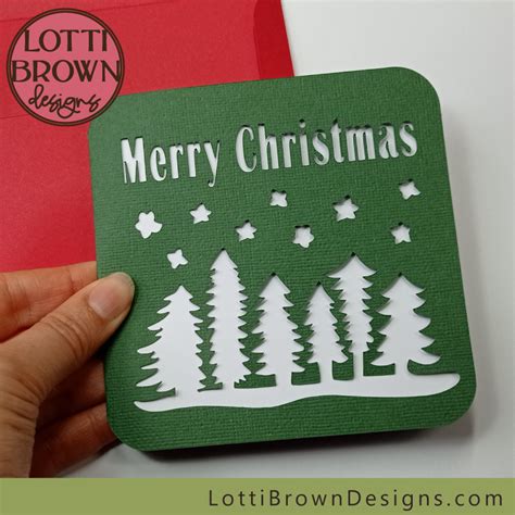 Types of Cricut Christmas Card Templates