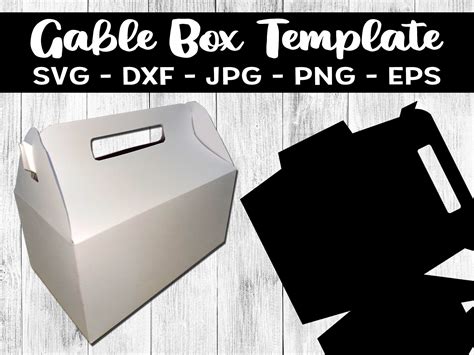 Cricut Gable Box Template Designs 1