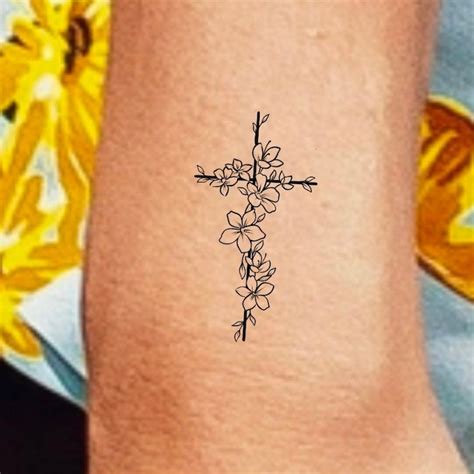 Cross Temporary Tattoos