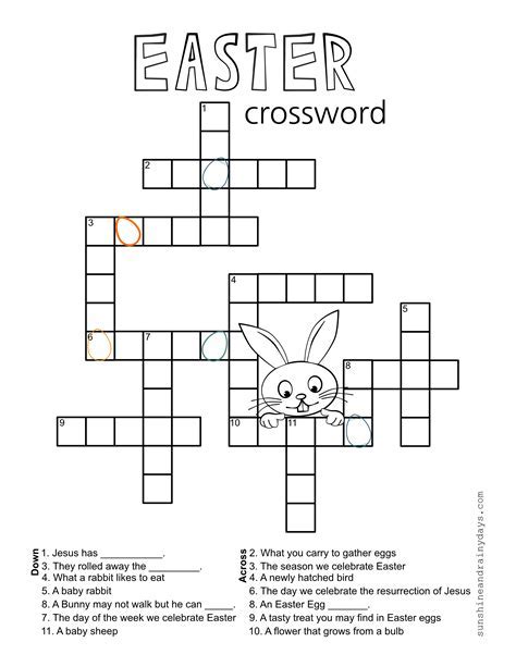 Crossword clue example