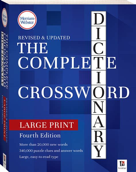 Crossword dictionary page