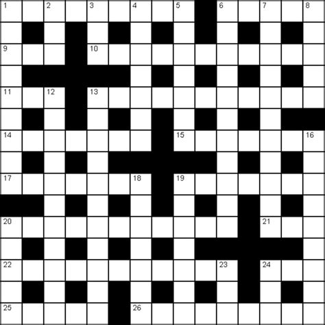 Crossword Grid Template