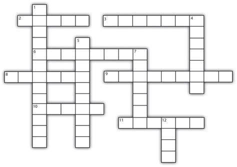 Crossword Puzzle Grid Example