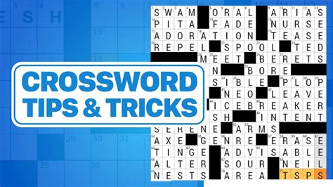 Crossword tips and tricks