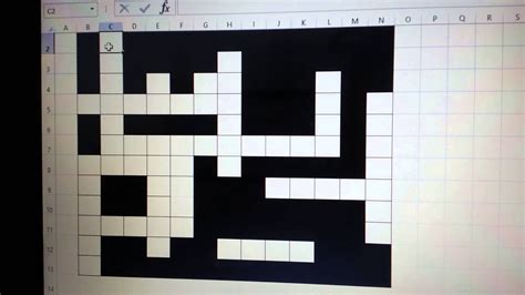 Crosswords in Excel